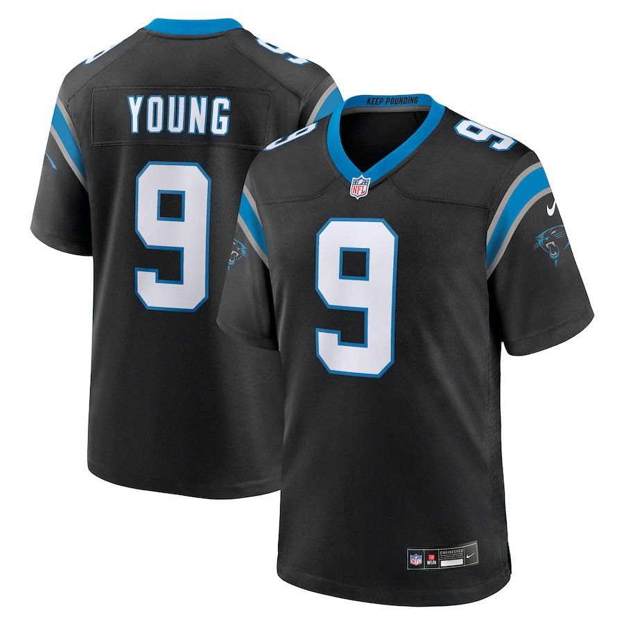 Men Carolina Panthers #9 Bryce Young Nike Black Team Game NFL Jersey->carolina panthers->NFL Jersey